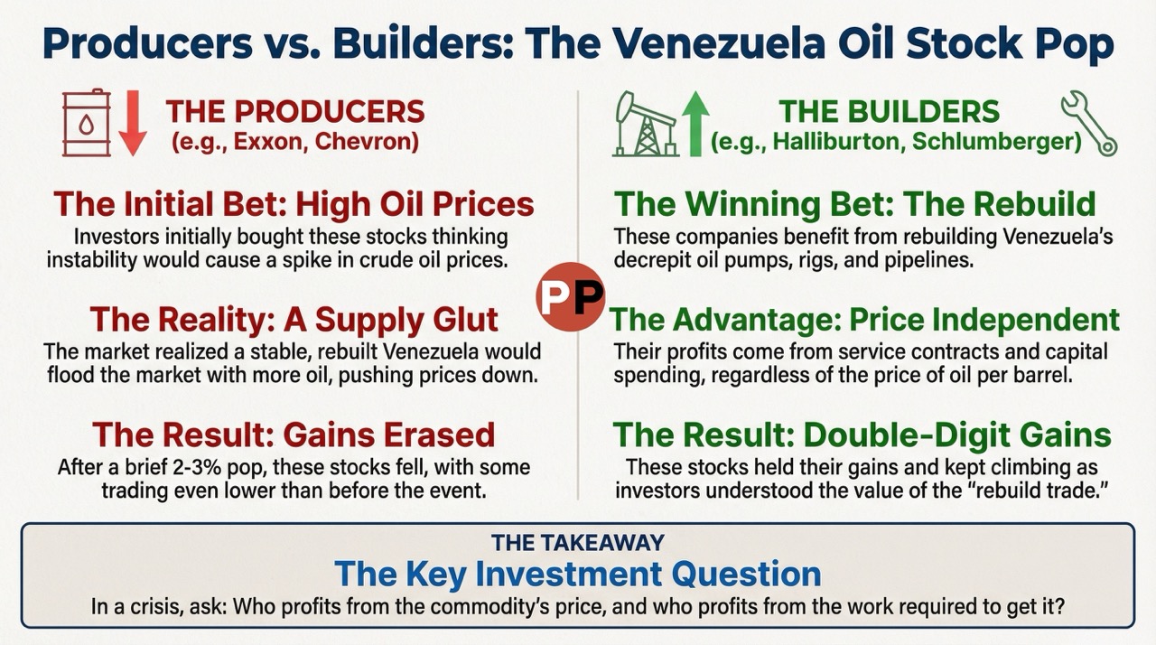 The Venezuela Pop: Why “Oil Stocks” Aren’t All Created Equal